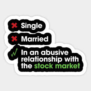 Stock Market Relationship Sticker